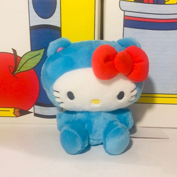 blue hello kitty plush